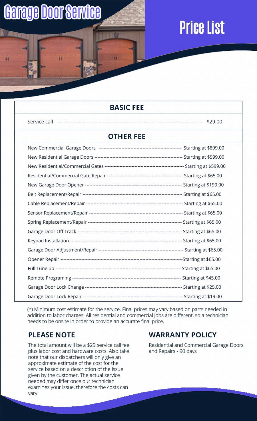 Neighborhood Garage Door Service Garnet Valley, PA 610-612-9274